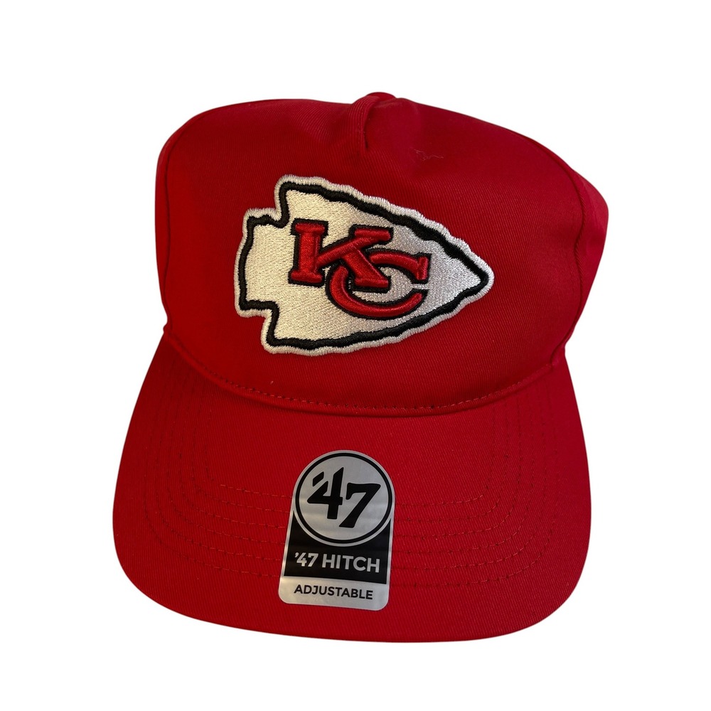 Kansas City Chiefs Hitch RF Snapback Hat 47 Brand Red Adjustable NFL Cap